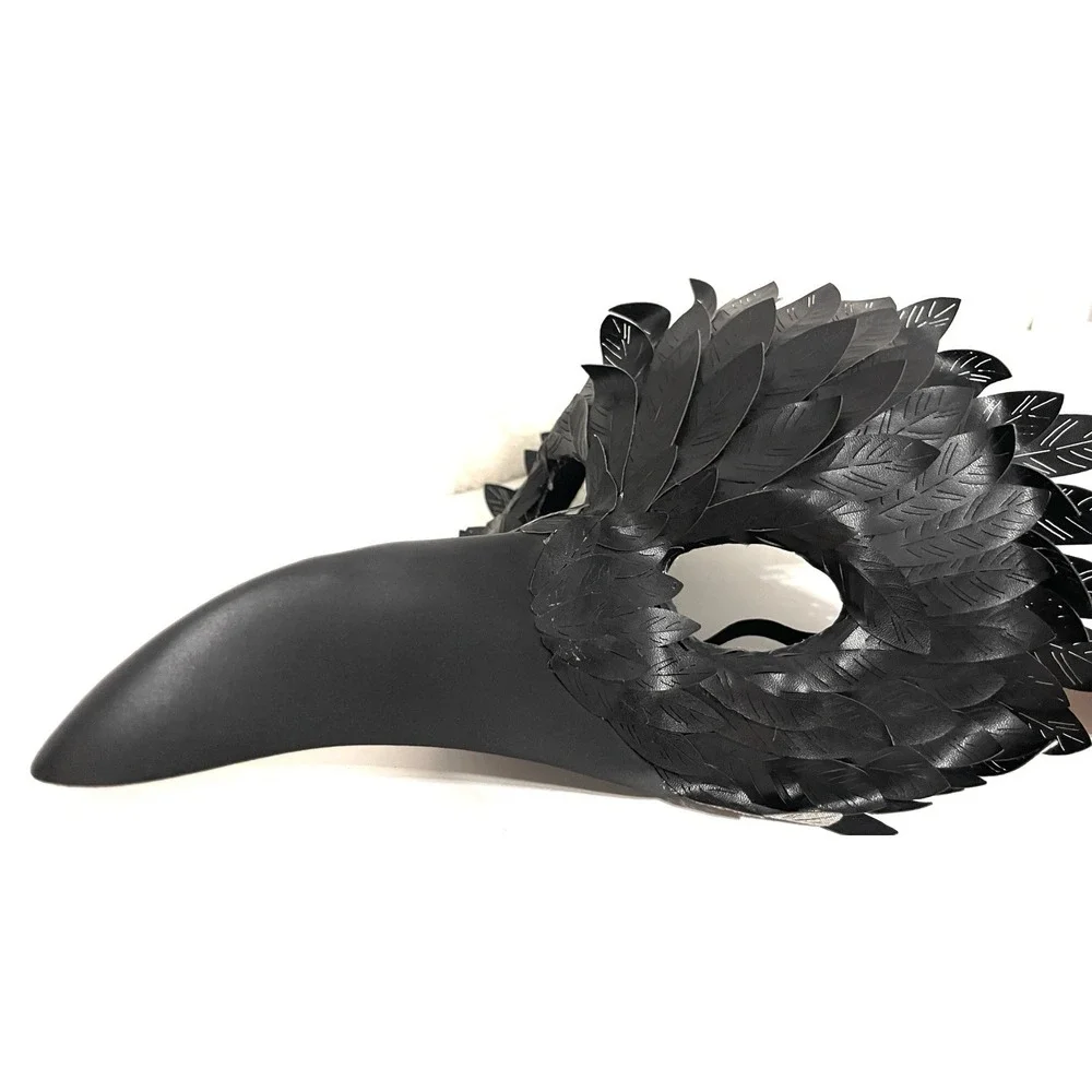 Spirit Halloween Adult Crow Raven Costume Masquerade Mask One Size Head Strap